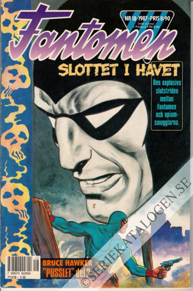 Framsida på Fantomen #18 (1987)