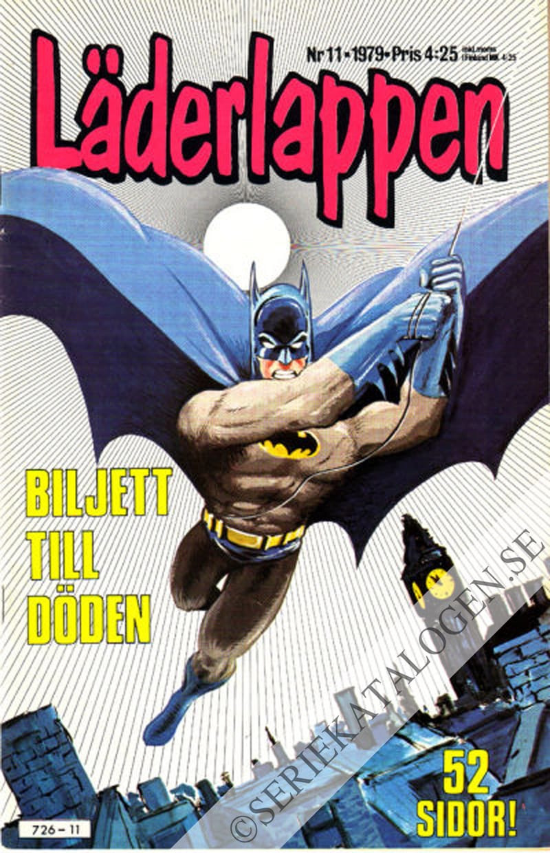Framsida på Läderlappen och Robin #11 (1979)