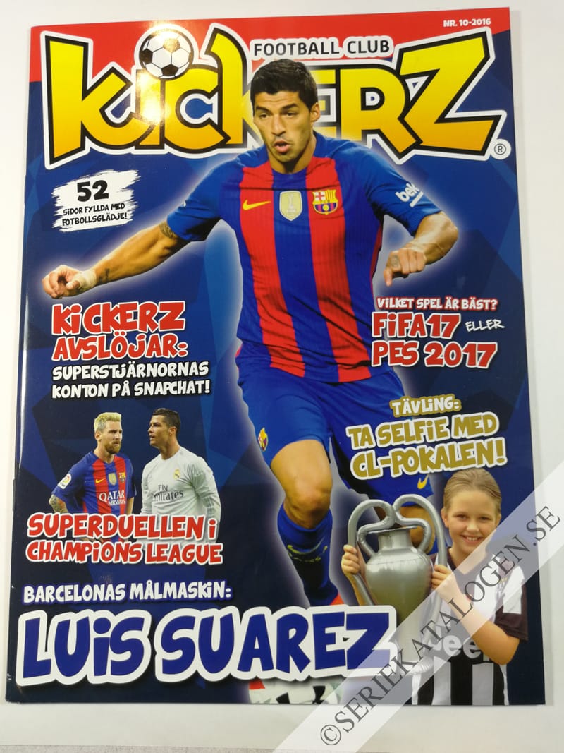 Framsida på Kickerz Football Club #10 (2016)