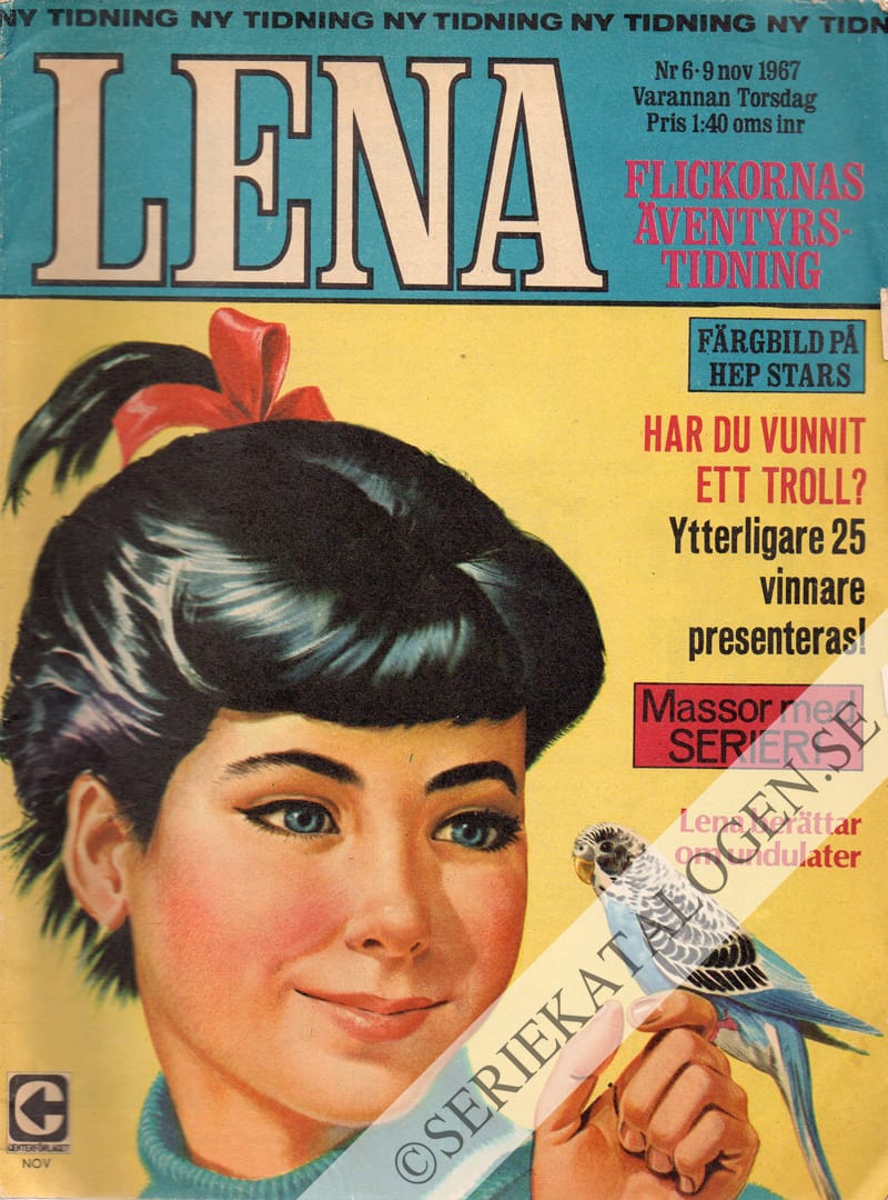 Framsida på Lena #6 (1967)