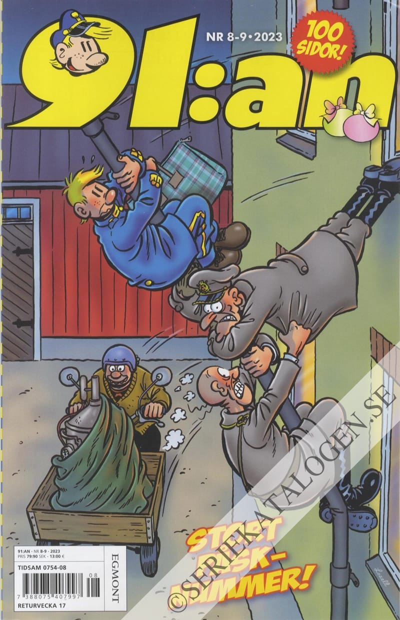 Framsida på 91:an #8-9 (2023)