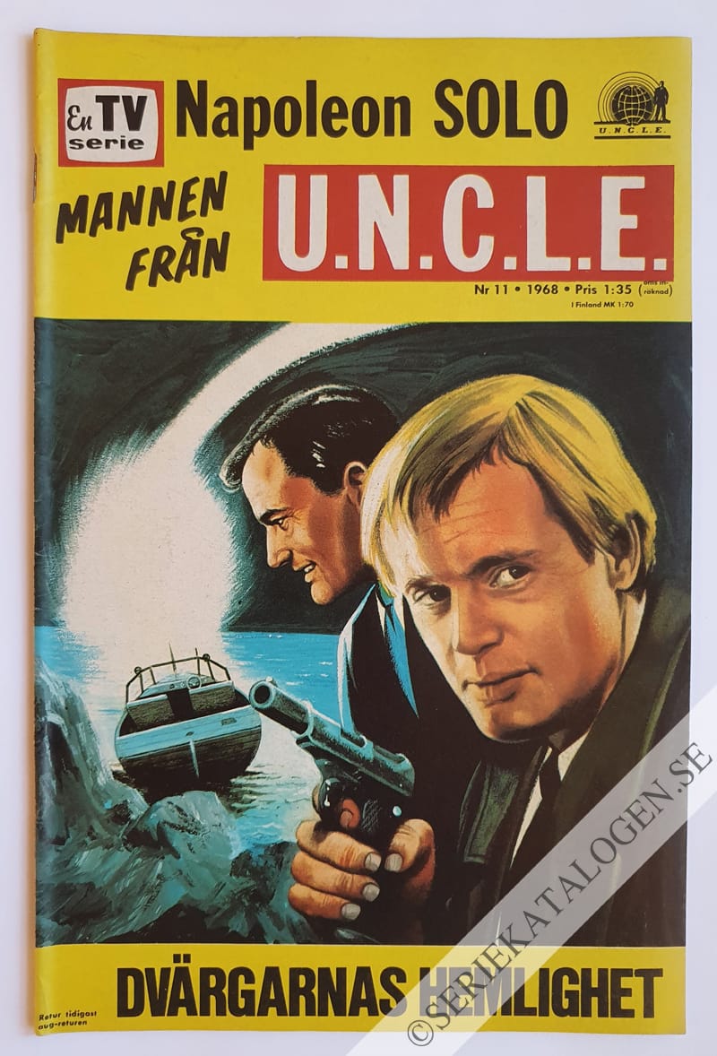 Framsida på En TV-serie - Mannen från U.N.C.L.E.* Dvärgarnas hemlighet (1968)
