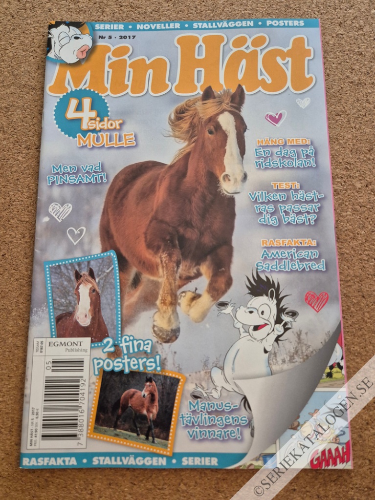 Framsida på Min häst #5 (2017)