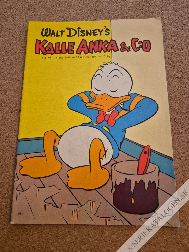 Framsida på Kalle Anka & C:o #40 (1960)