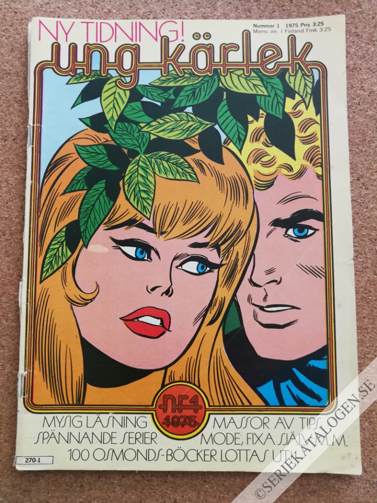 Framsida på Ung kärlek #1 (1975)