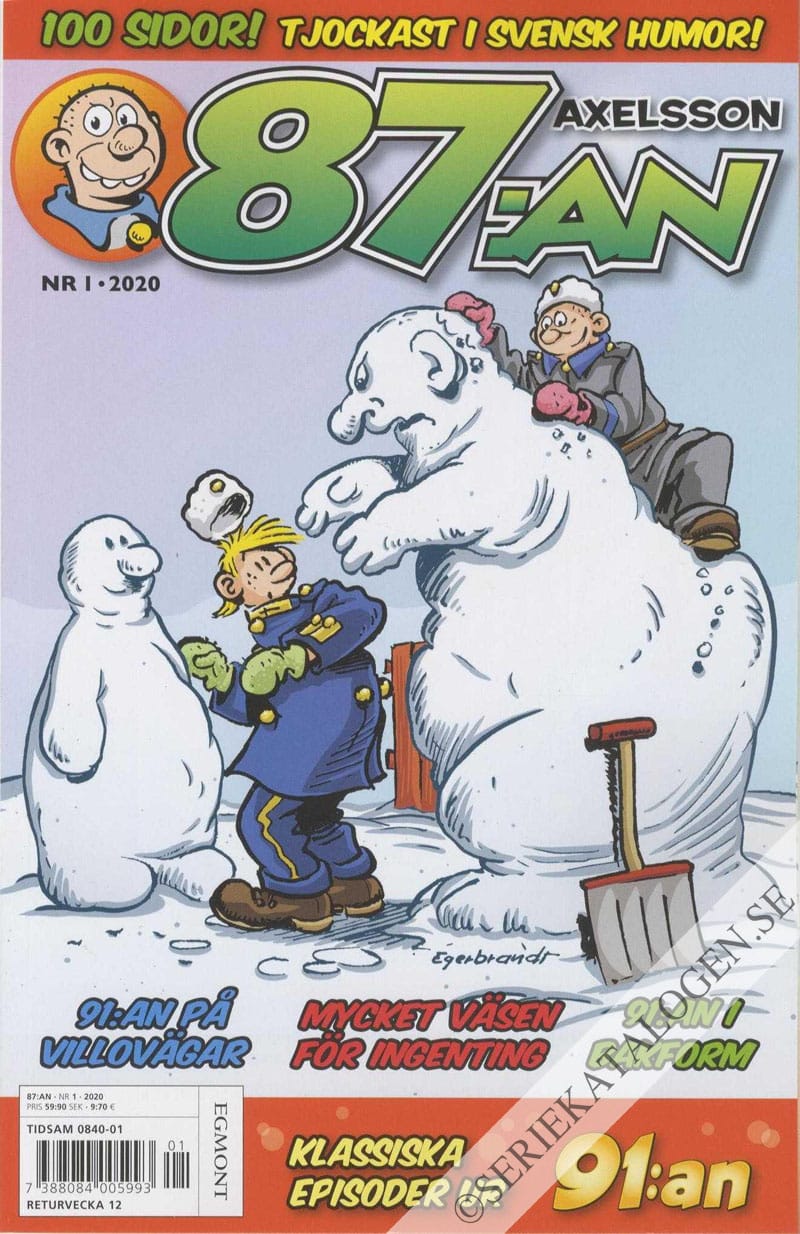 Framsida på 87:an Axelsson #1 (2020)