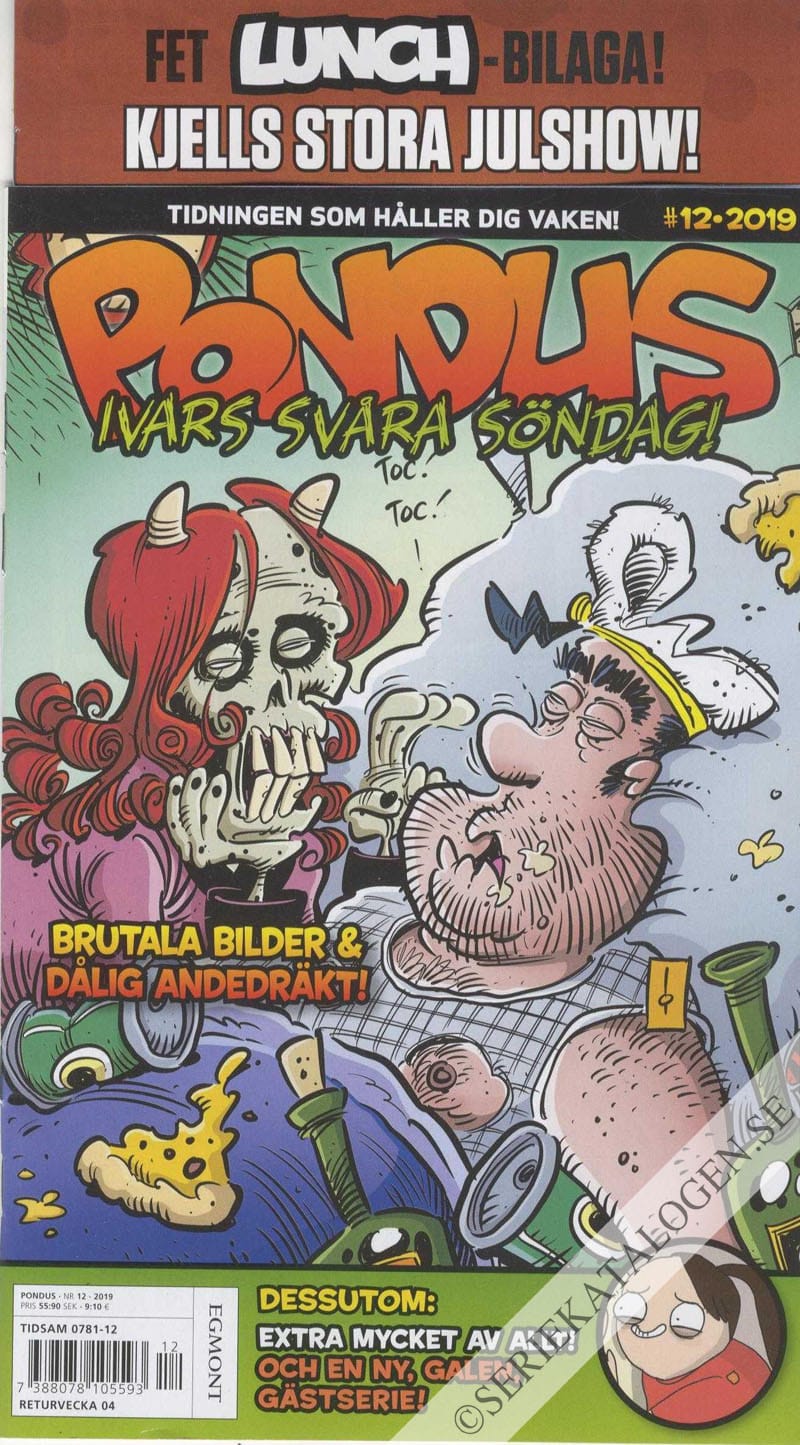 Framsida på Pondus #12 (2019)