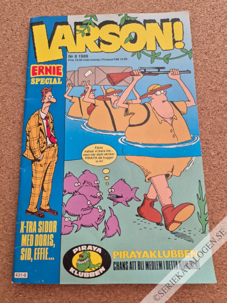Framsida på Larson! #8 (1989)