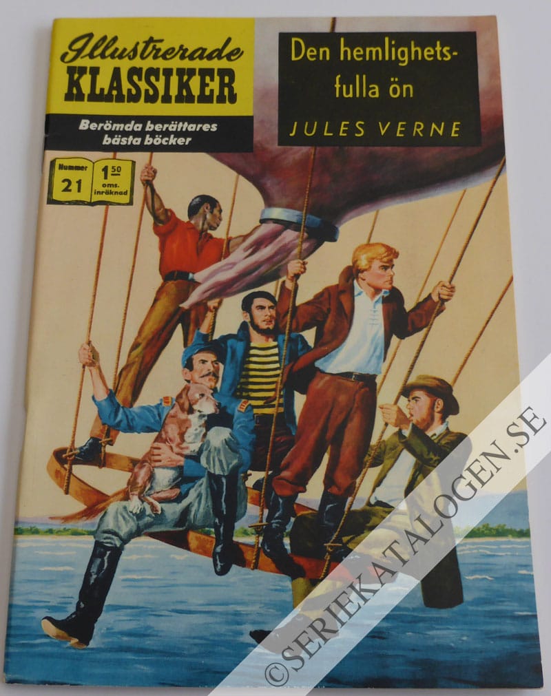Framsida på Den hemlighetsfulla ön (1968)