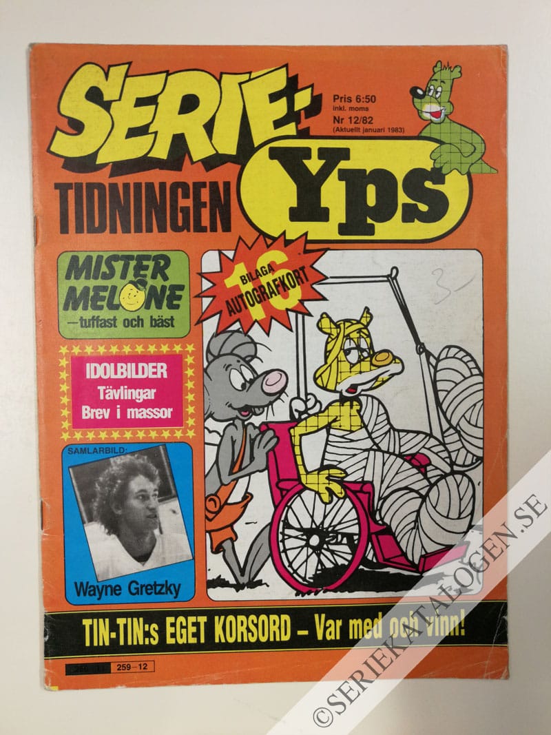 Framsida på Serietidningen Yps #12 (1982)
