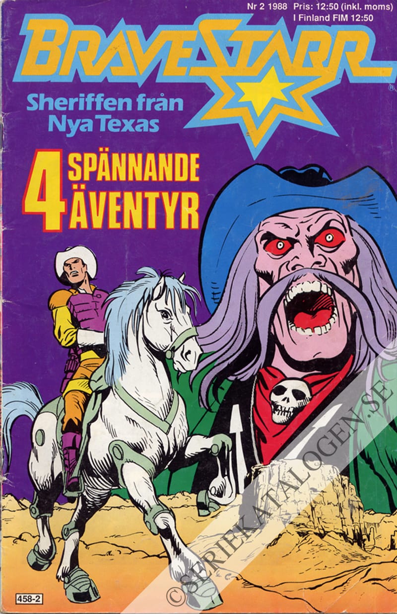 Framsida på Brave Starr #2 (1988)