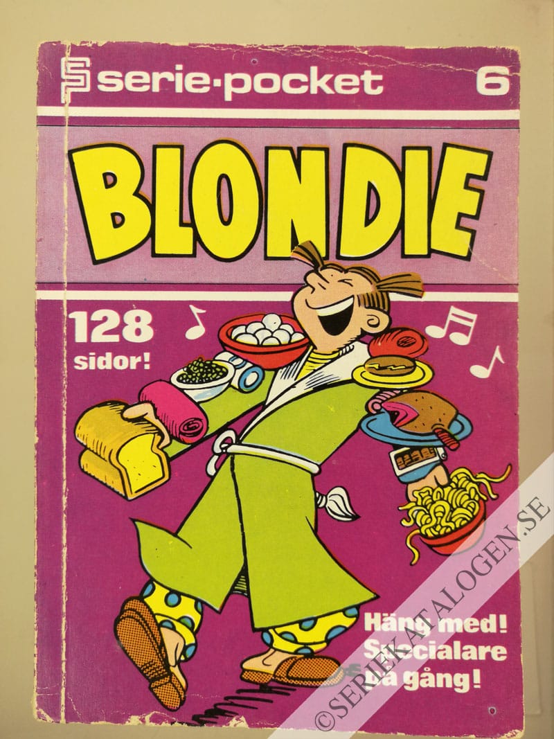Framsida på Seriepocket Blondie (1972)