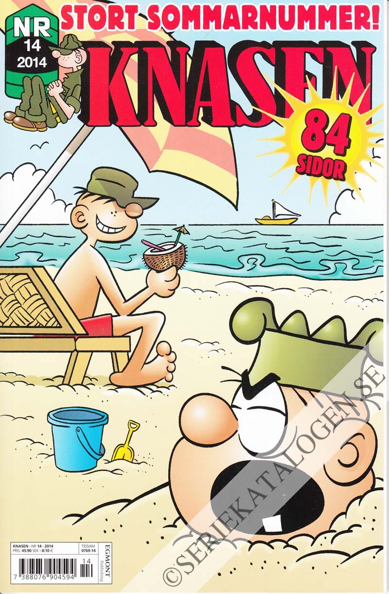 Framsida på Knasen #14 (2014)