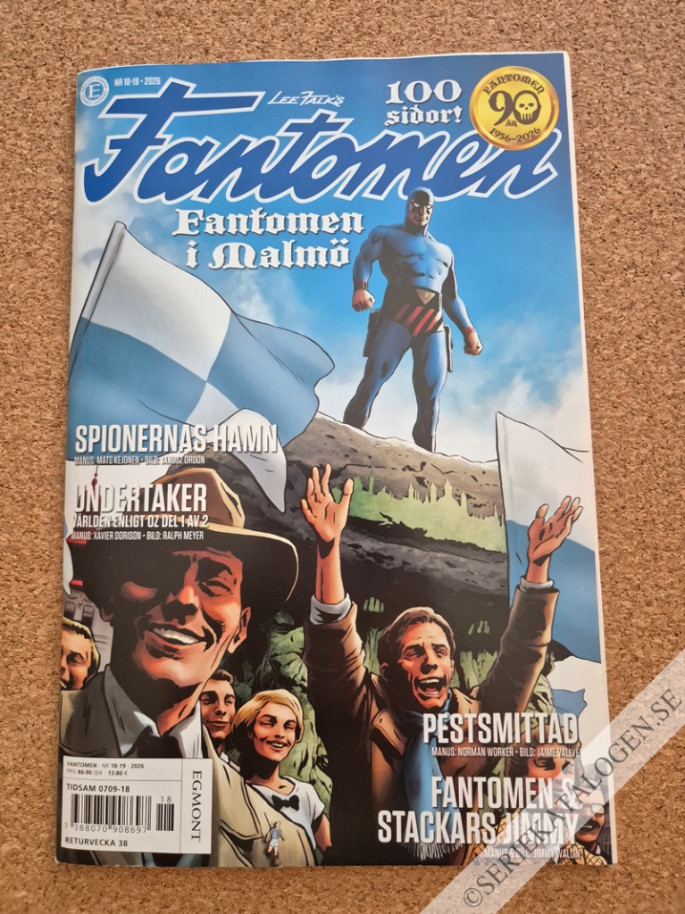 Framsida på Fantomen i Malmö (2026)