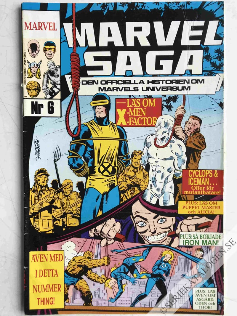 Framsida på Marvel saga #6 (1990)