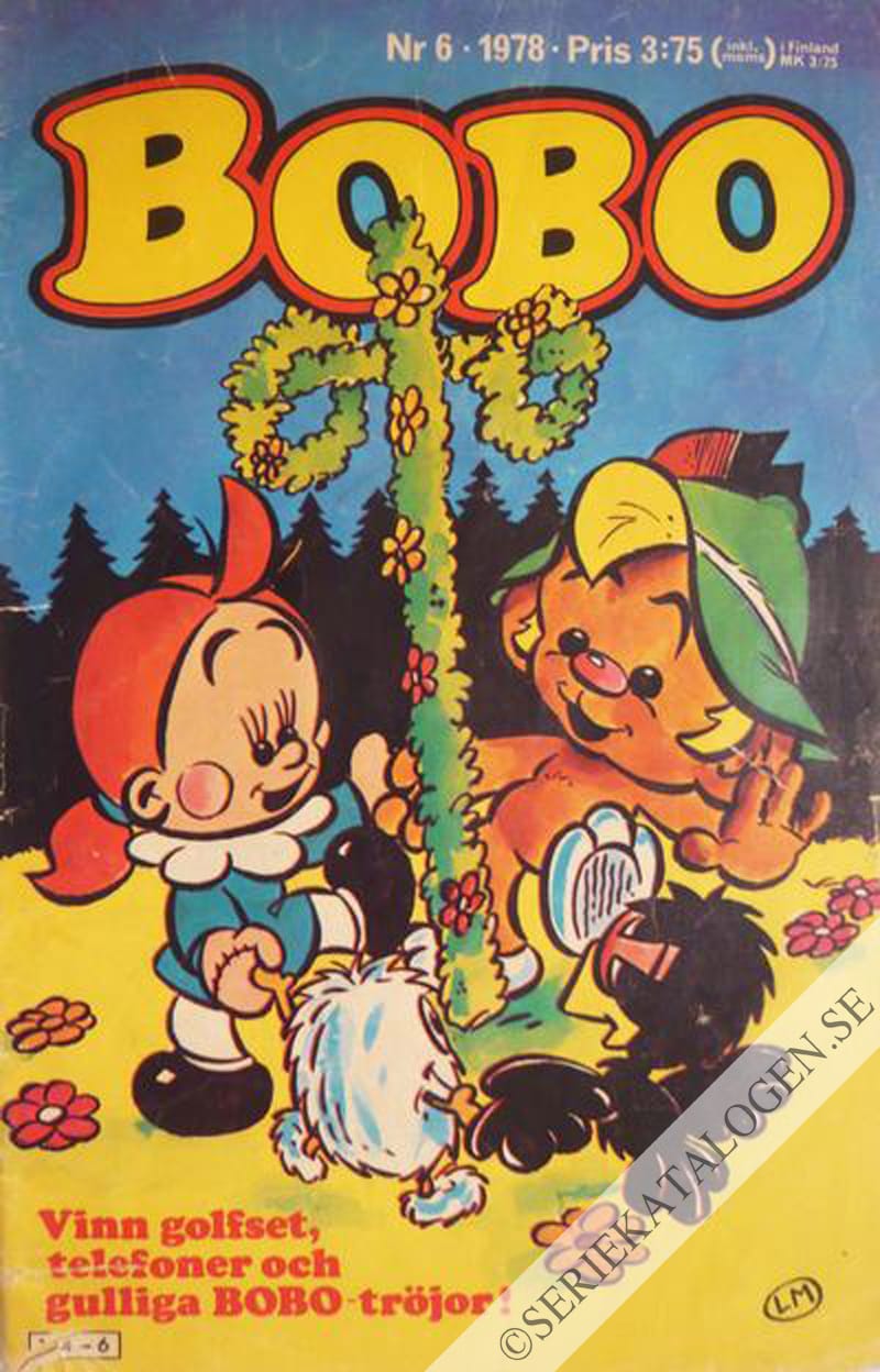 Framsida på Bobo #6 (1978)