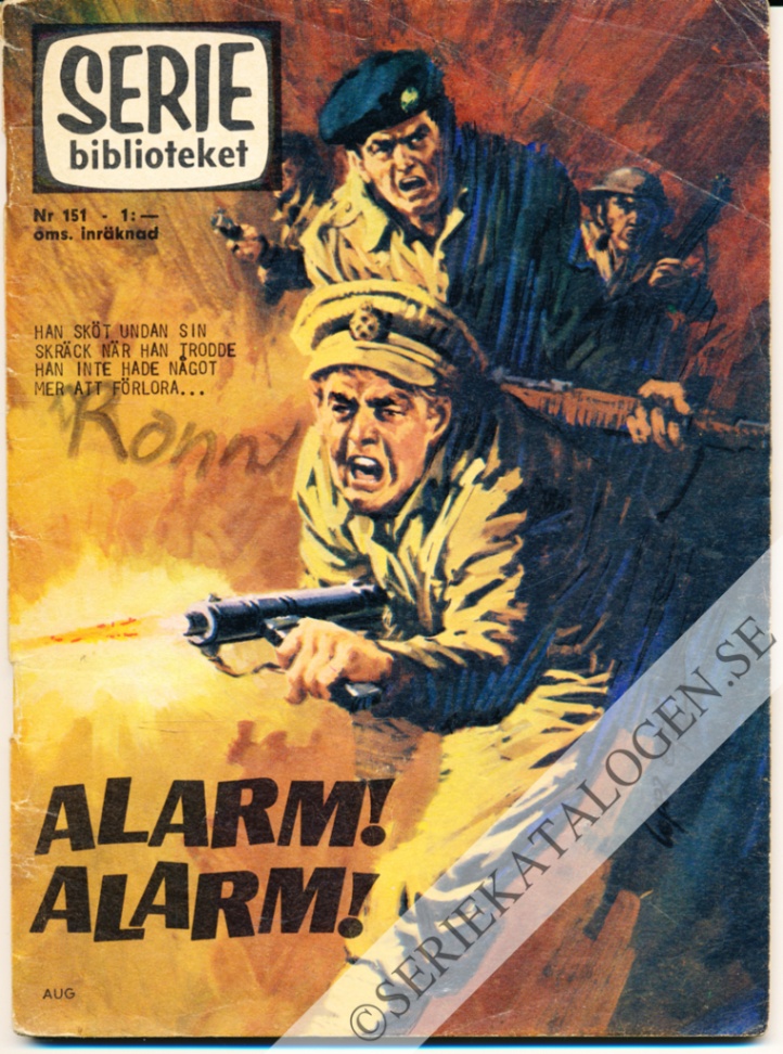 Framsida på Seriebiblioteket #151 - Alarm! Alarm! (1966)