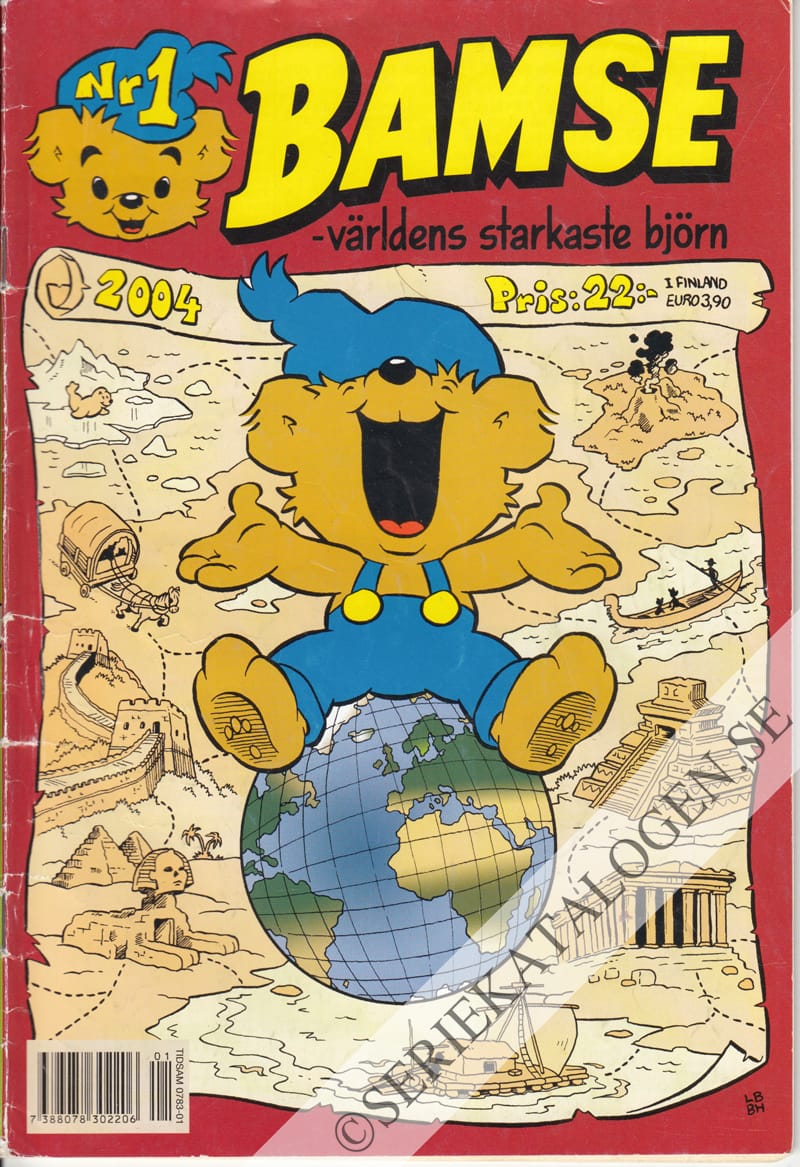 Framsida på Bamse #1 (2004)