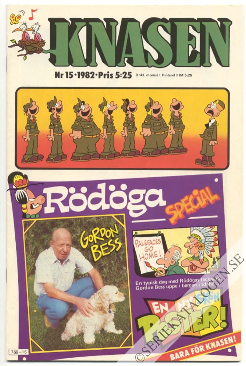 Framsida på Knasen #15 (1982)