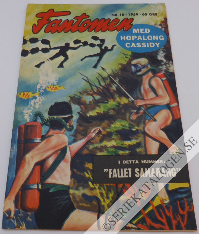 Framsida på Fantomen #18 (1959)