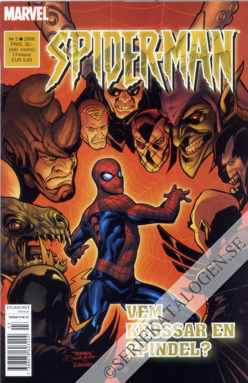 Framsida på Spider-Man #3 (2006)
