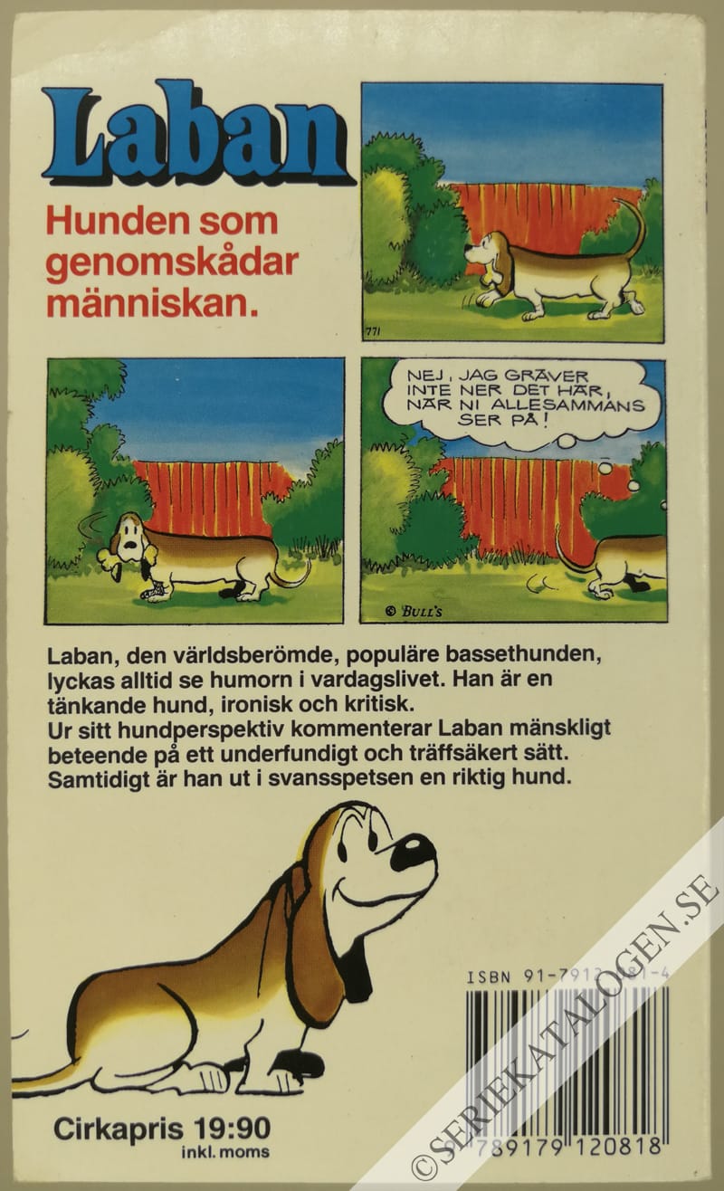 Baksida på Mitt hundliv (1988)