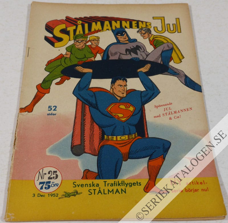 Framsida på Stålmannen #25 (1952)