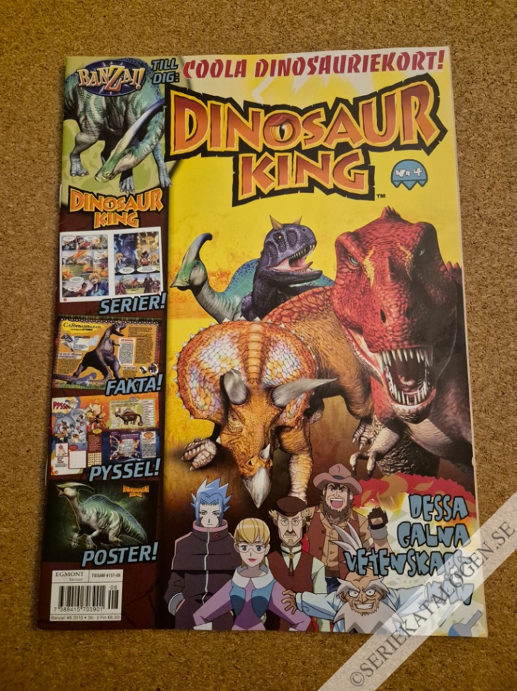 Framsida på Banzai! Dinosaur king (2010)