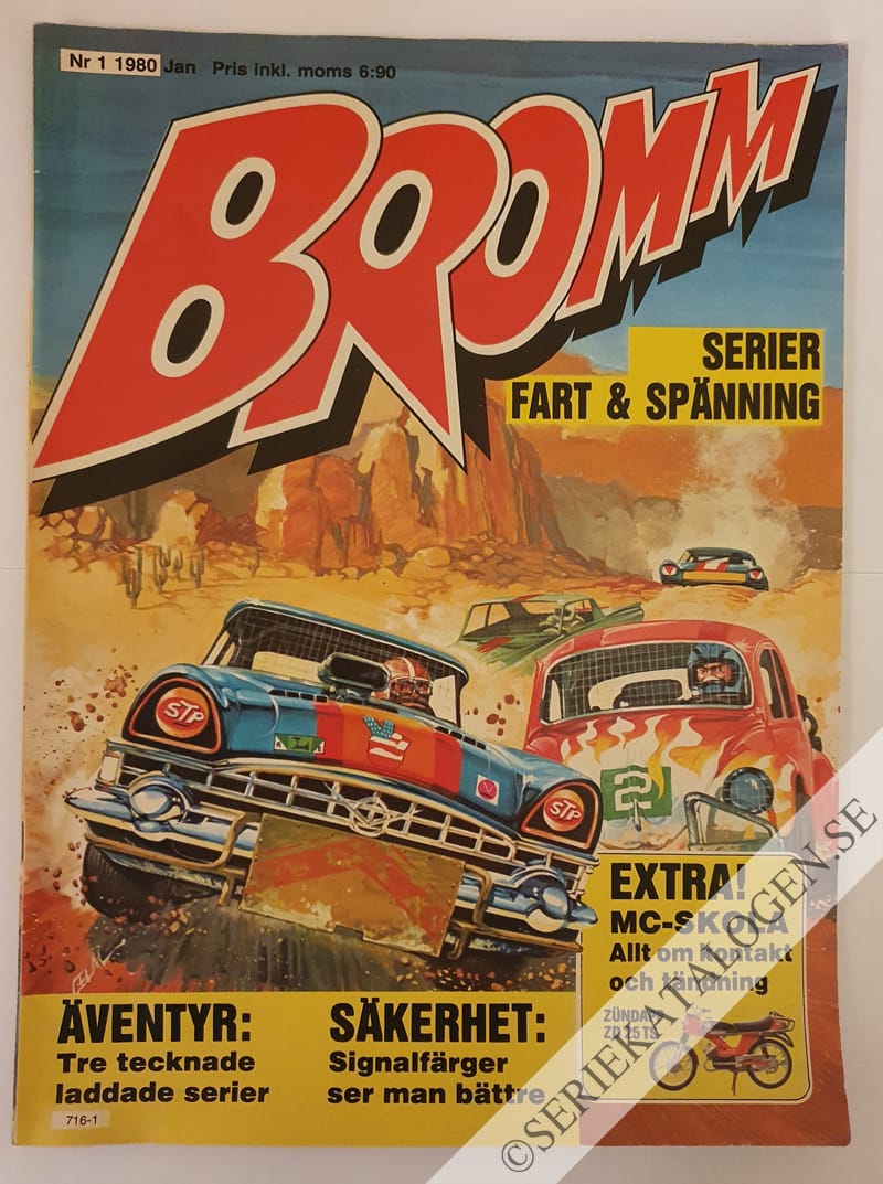 Framsida på Broomm #1 (1980)