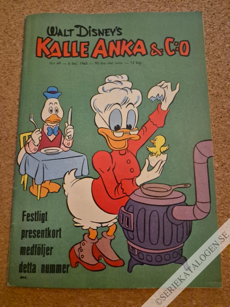 Framsida på Kalle Anka & C:o #49 (1960)