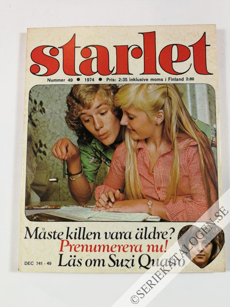 Framsida på Starlet #49 (1974)