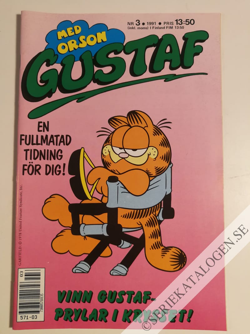 Framsida på Gustaf #3 (1991)