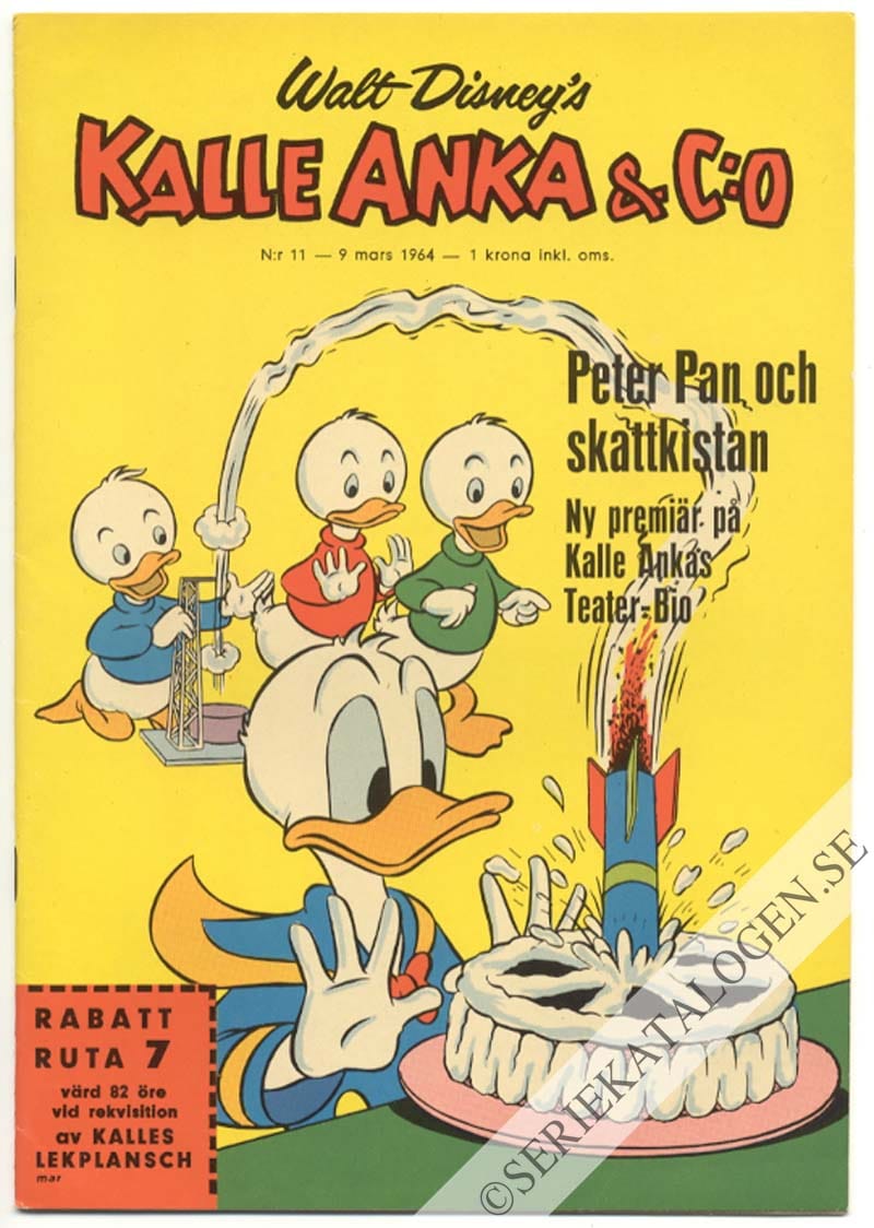 Framsida på Kalle Anka & C:o #11 (1964)