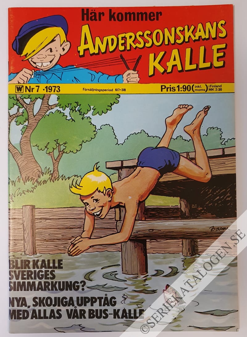Framsida på Anderssonskans Kalle #7 (1973)