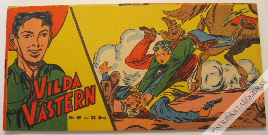 Framsida på Vilda Västern #49 (1957)