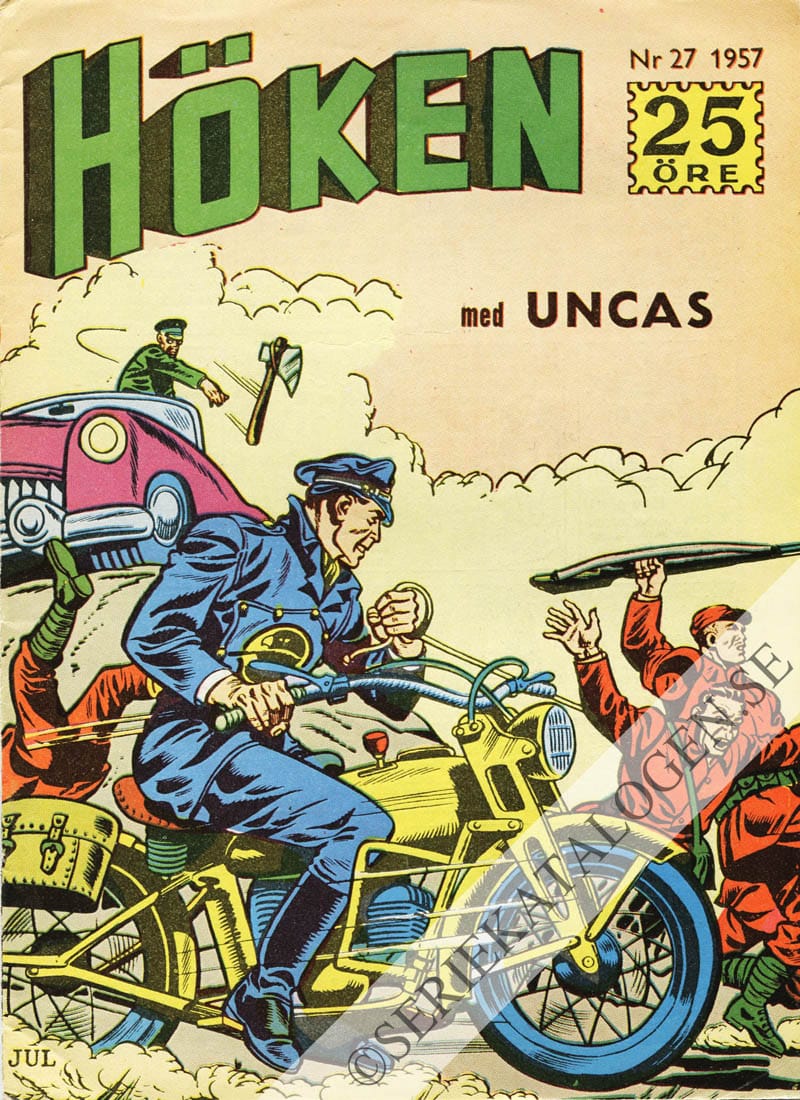 Framsida på Höken #27 (1957)