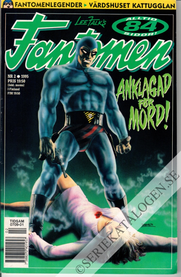 Framsida på Fantomen #2 (1995)