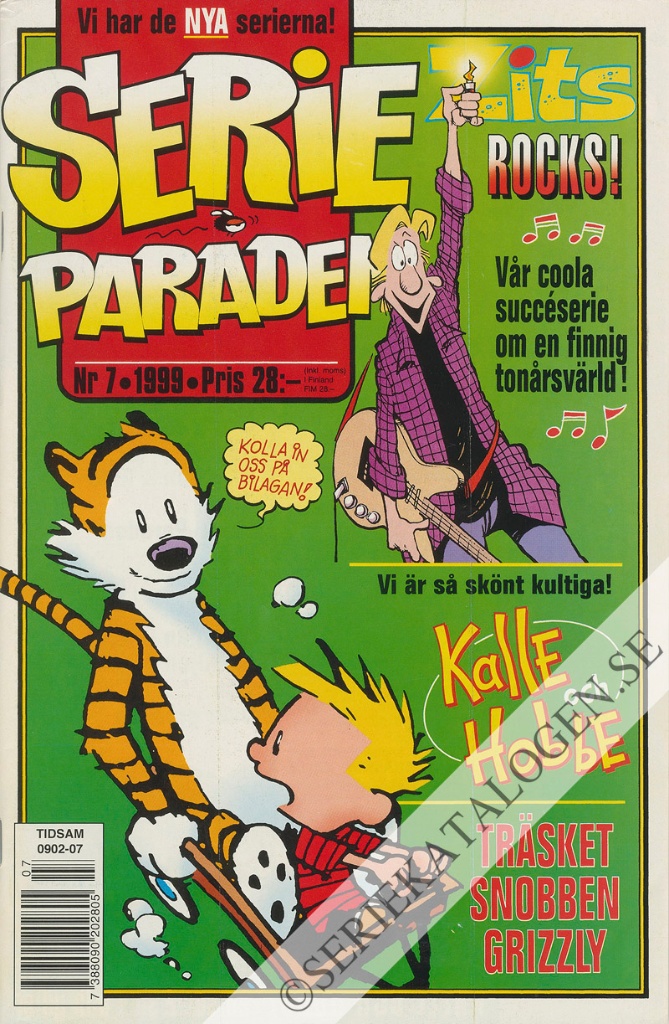 Framsida på Serie-paraden #7 (1999)
