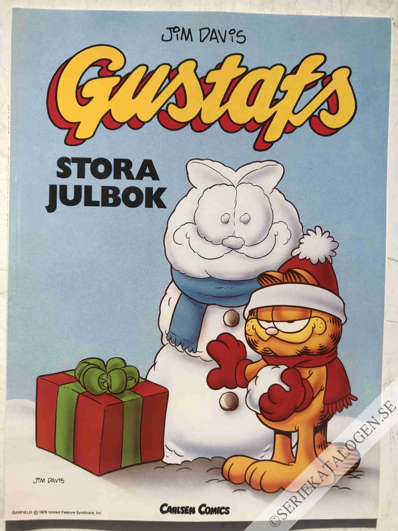 Framsida på Gustafs julalbum Gustafs stora julbok (1993)