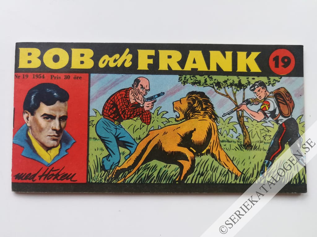 Framsida på Bob och Frank #19 (1954)