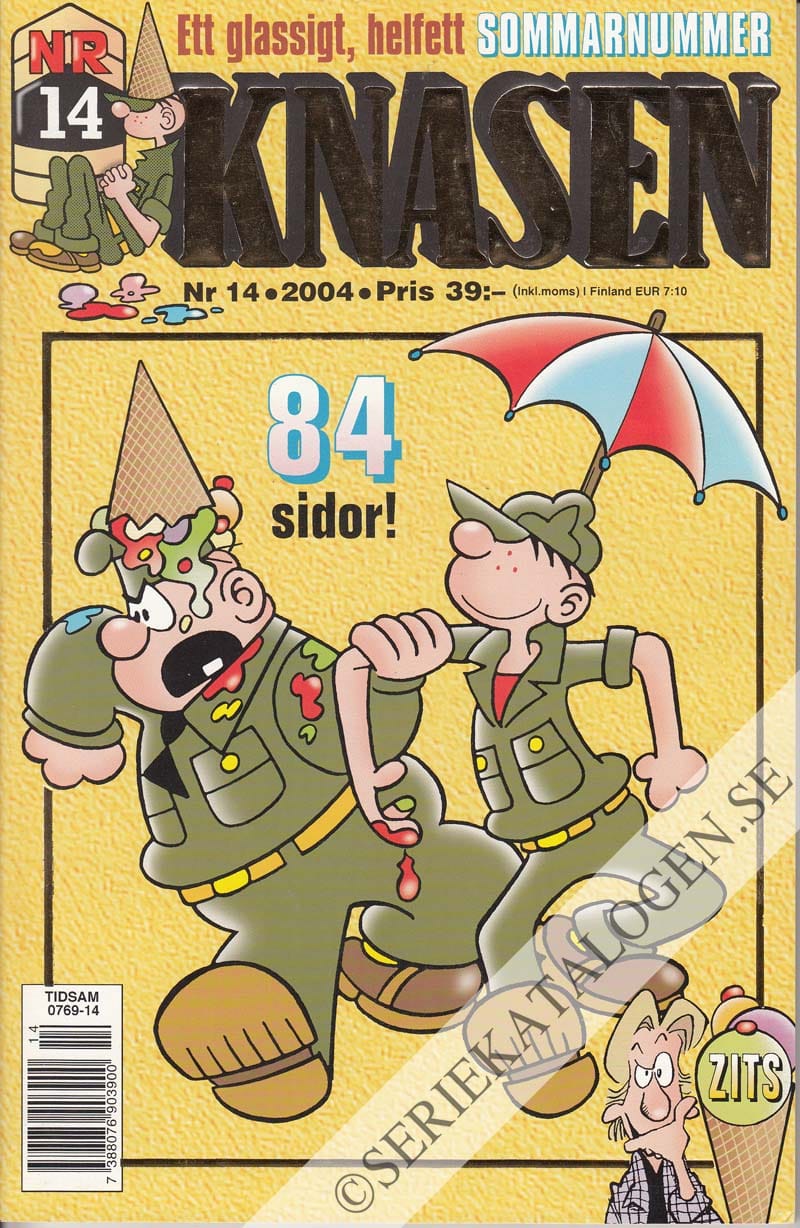 Framsida på Knasen #14 (2004)