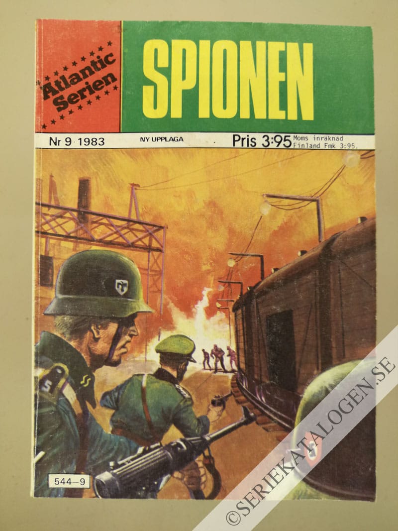 Framsida på Atlanticserien Spionen (1983)