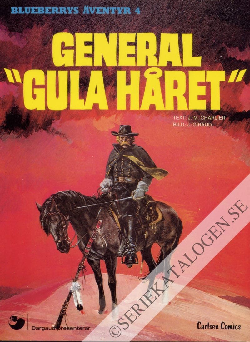 Framsida på Blueberrys äventyr General "Gula Håret" (1980)
