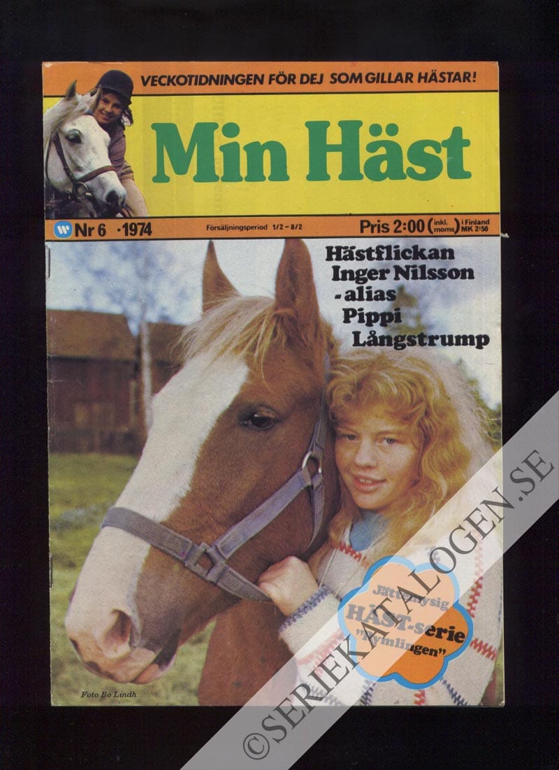 Framsida på Min häst #6 (1974)