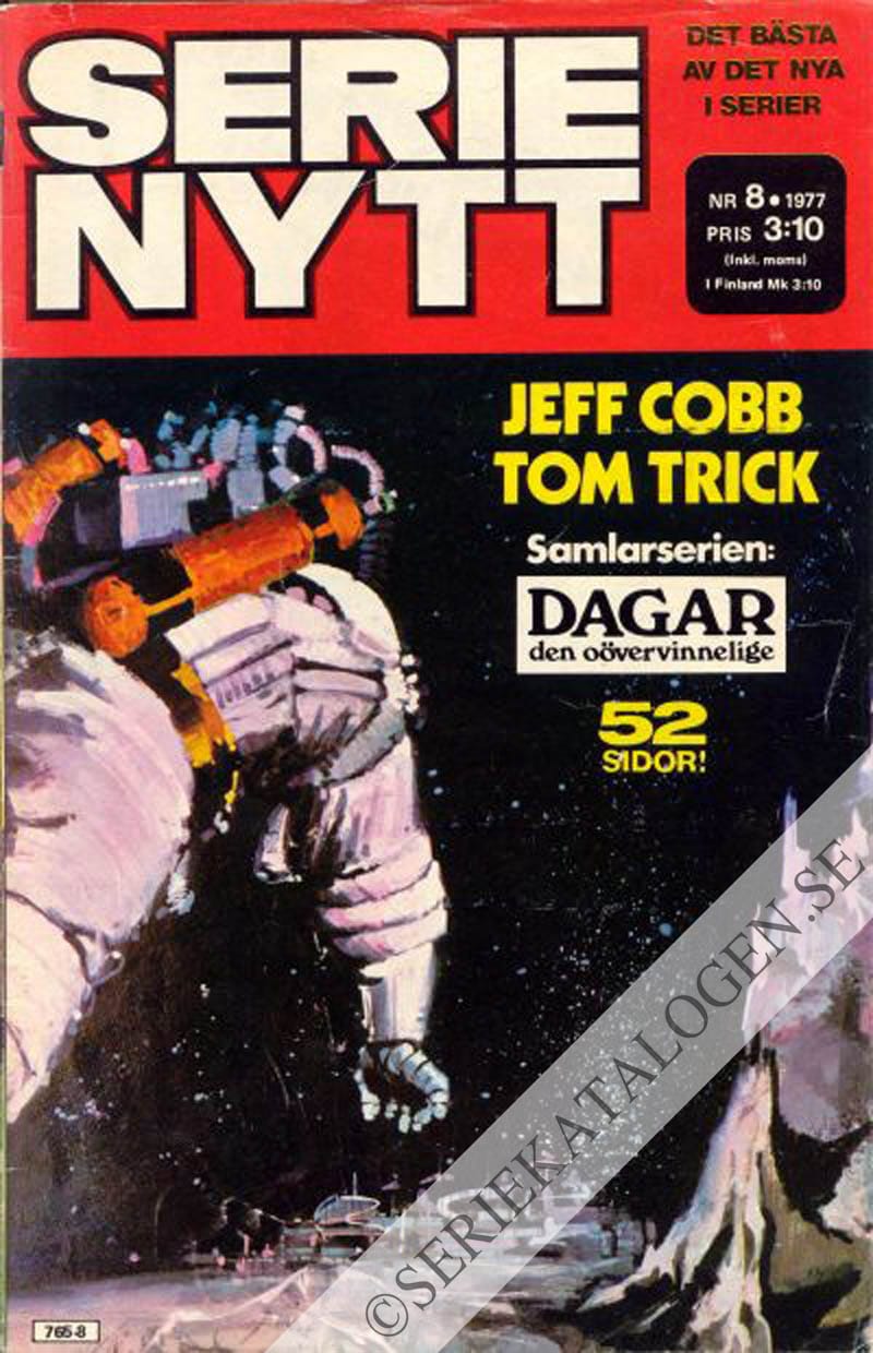 Framsida på Serie-Nytt #8 (1977)