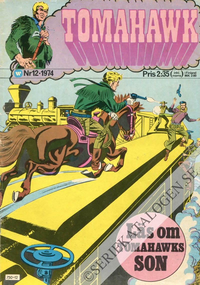 Framsida på Tomahawk #12 (1974)