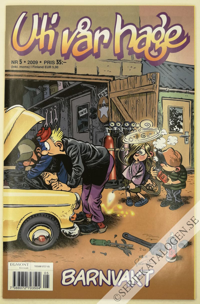 Framsida på Uti vår hage Barnvakt (2009)