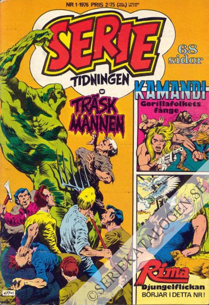 Framsida på Serietidningen #1 (1976)