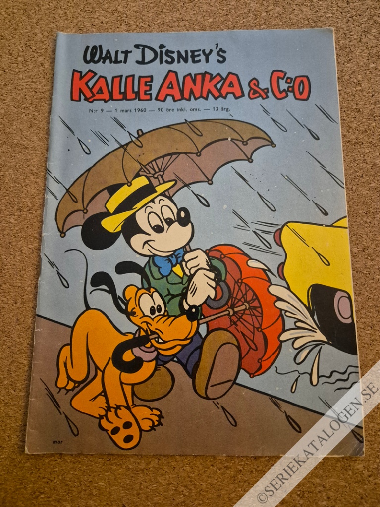 Framsida på Kalle Anka & C:o #9 (1960)