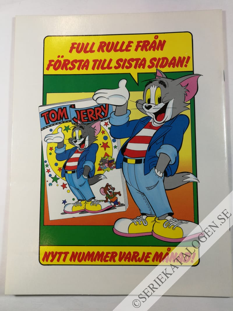 Baksida på Tom blir bjuden på julmiddag! (1990)